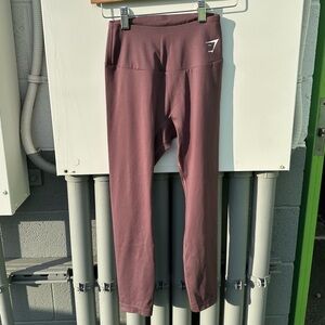 Burgundy Gymshark Leggings, size S